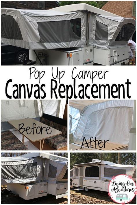 Easy DIY Pop Up Camper Canvas Replacement