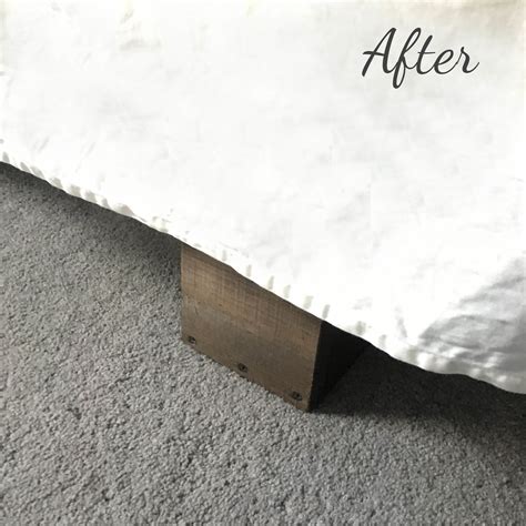 Easy DIY Wooden Bed Risers - Birch Landing Home