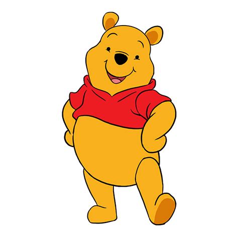 Easy Draw Winnie The Poo