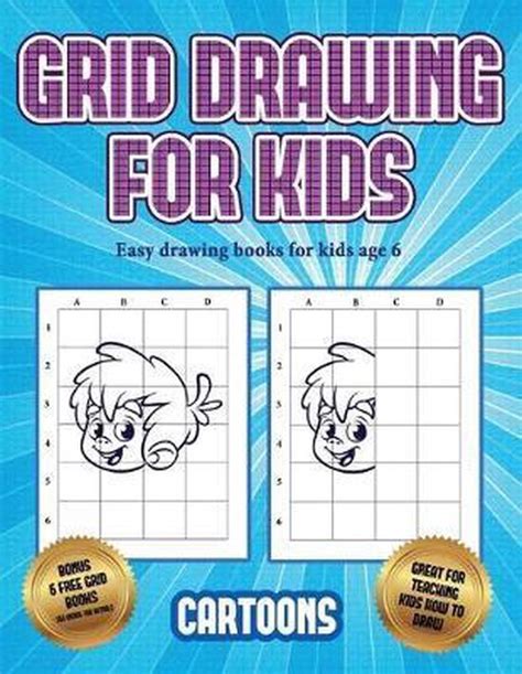 Easy Drawing Books For Kids Age 6 Grid Drawing For Kids Faces