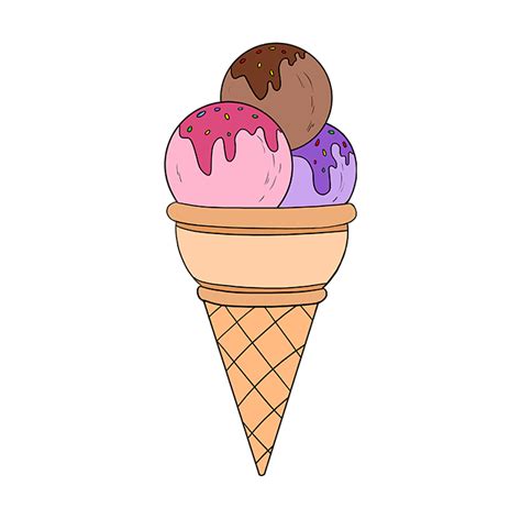 Easy Drawing Of Ice Crea