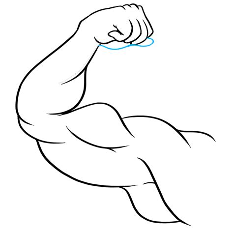 Easy Drawing Of Muscles