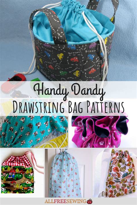 Easy Drawstring Bag Pattern FREE PATTERNS