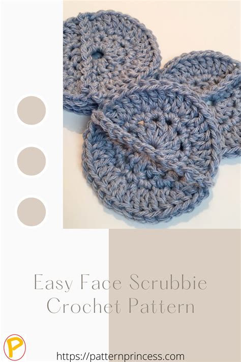 Easy Face Scrubbie Pattern Princess