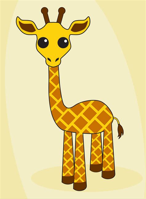 Easy Giraffe Drawing