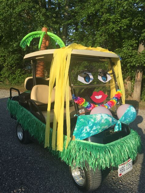 Easy Golf Cart Decorating Ideas