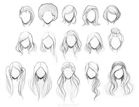 Easy Hairstyles For Drawing