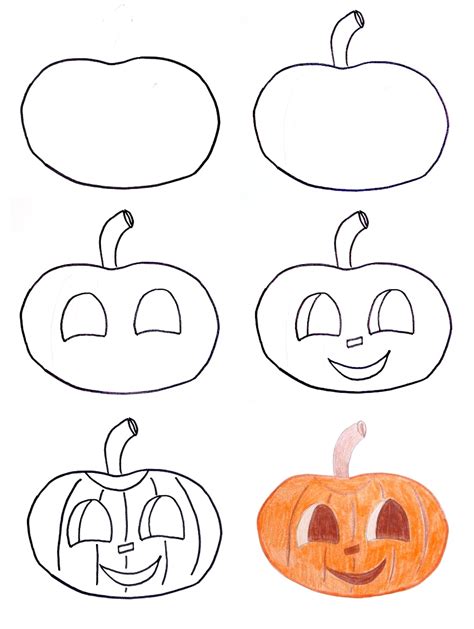 Easy Halloween Drawings For Kids