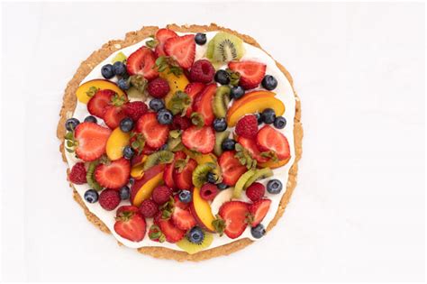 Easy Healthy Fruit Pizza Dessert Recipe Holley Grainger