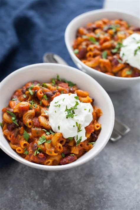 Easy Instant Pot Vegetarian Chili Mac - The Foodie …