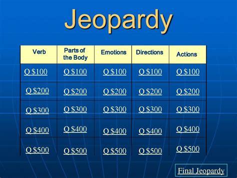 Easy Jeopardy Questions And Answers