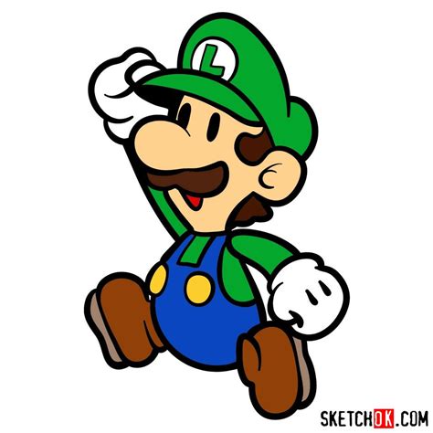 Easy Luigi Drawing
