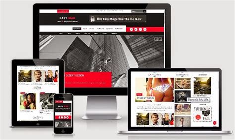 Easy Mag Multimedia Responsive Blogger Template