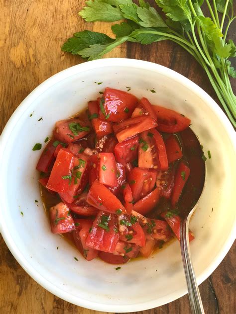 Easy Marinated Tomatoes Recipe