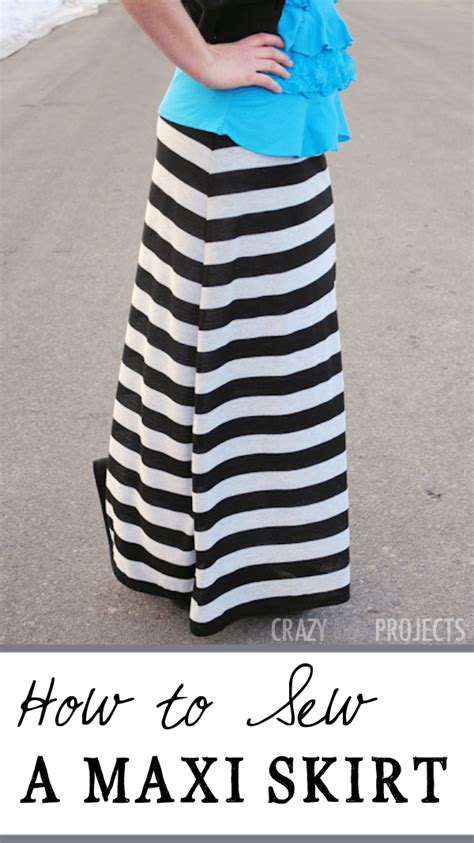 Easy Maxi Skirt Pattern and Tutorial