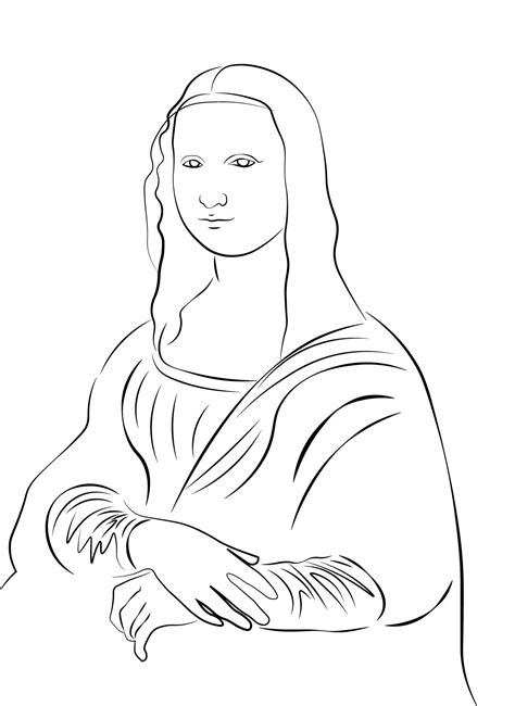 Easy Mona Lisa Drawing