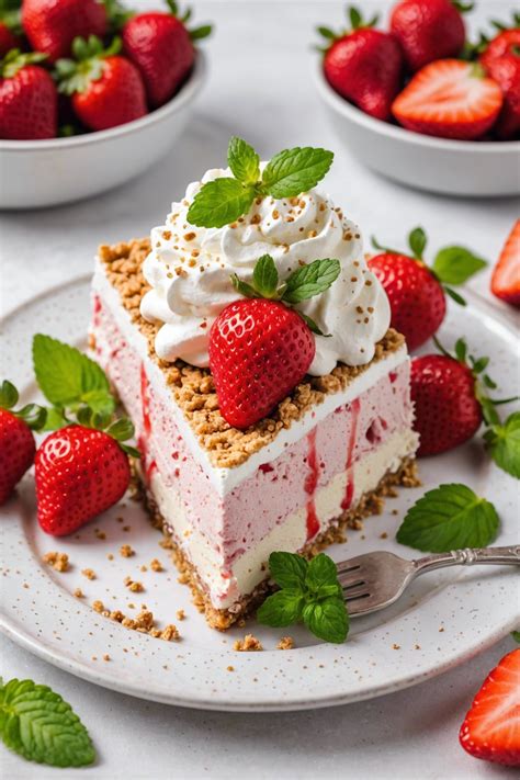 Easy No-Bake Strawberry Ice Cream Cake - Allrecipes