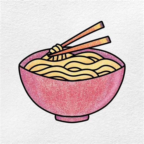 Easy Noodle Drawing