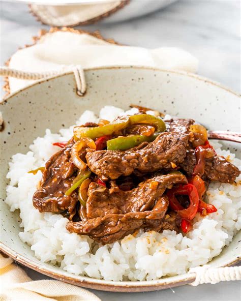 Easy Pepper Steak And Rice Recipe