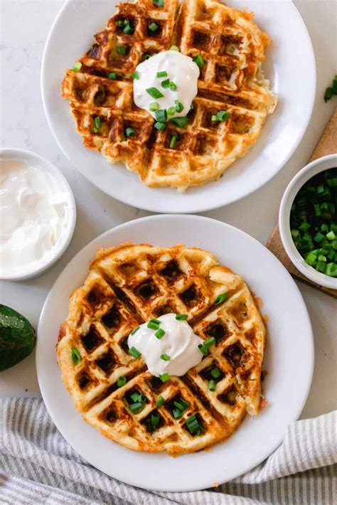 Easy Potato Waffles - Two Ways - Farmhouse on Boone