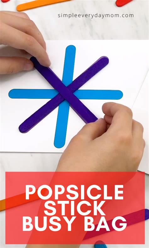 Easy Prep Popsicle Stick Projects For Young Children