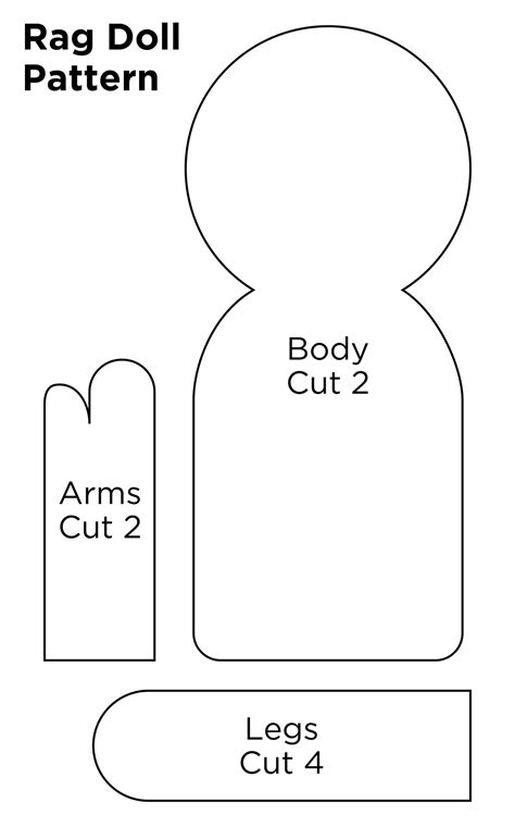 Easy Printable Rag Doll Patterns Customize and Print