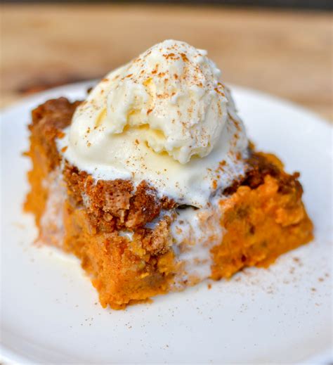 Easy Pumpkin Dump Cake With Spice Cake Mix