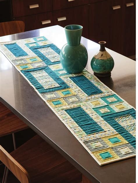 Easy Quilts Spring 2013 Modern table runners, Table runner pattern