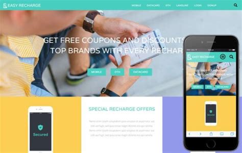 Easy Recharge A Online Recharge Bootstrap Responsive Web Template