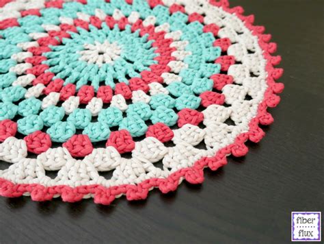 Easy Round Crochet Placemat Pattern Free