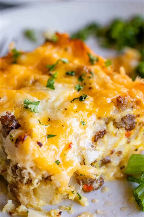 Easy Sausage Breakfast Casserole - Your Cup of Cake