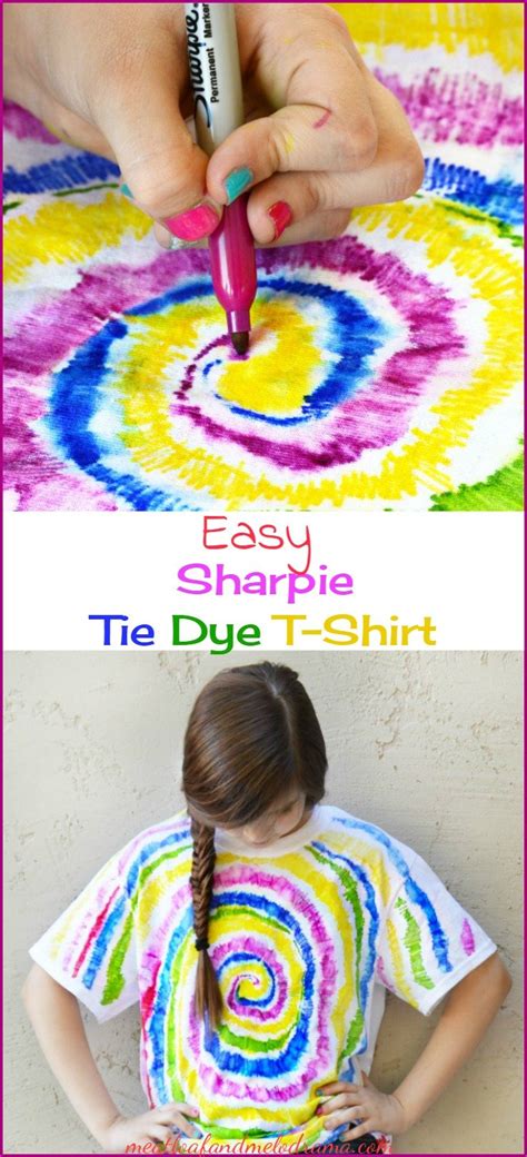 Easy Sharpie Tie Dye Designs