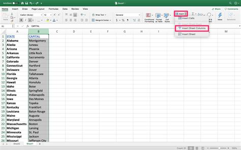 Easy Shortcut How to Add a Column in Excel WPS Office Academy