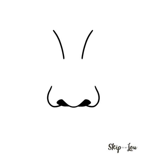 Easy Simple Nose Drawing