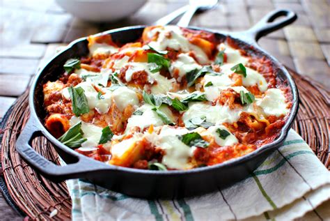 Easy Skillet Lasagna • Salt & Lavender