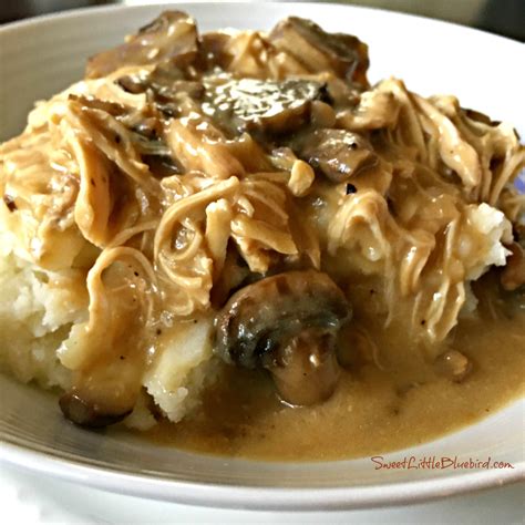 Easy Slow Cooker Smothered Chicken - Sweet Little …