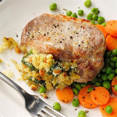 Easy Stuffed Pork Chops Just A Pinch Recipes