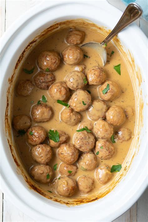 Easy Swedish Meatballs Crockpo