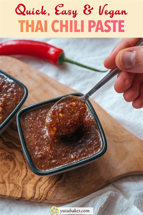 Easy Thai Chili Paste Yuzu Bakes