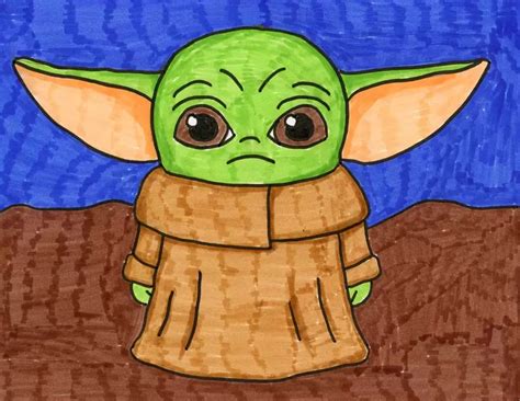 Easy To Draw Baby Yoda