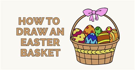 Easy To Draw Easter Baske