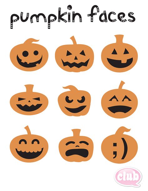 Easy To Draw Pumpkin Faces