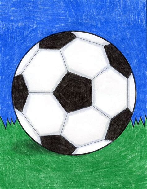 Easy To Draw Soccer Ba