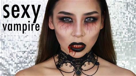Easy Vampire Halloween Makeup Tutorial YouTube