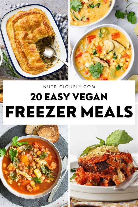 Easy Vegetarian Freezer Meals