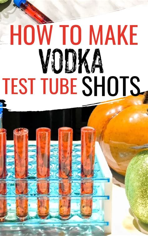 Easy Vodka Test Tube Shots - Cocktails With Class