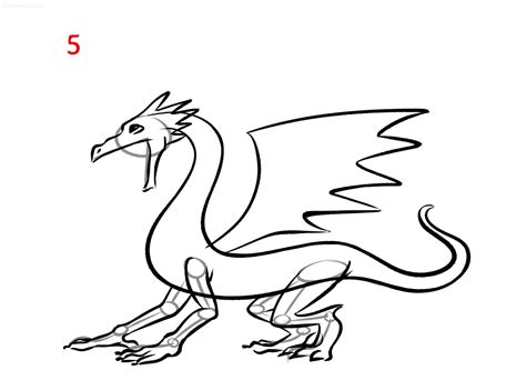 Easy Way To Draw A Dragon