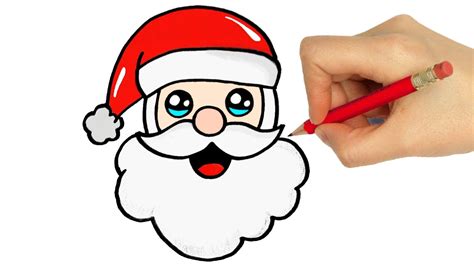 Easy Way To Draw Santa