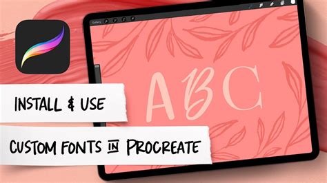 Easy Way To Install Font in Procreate
