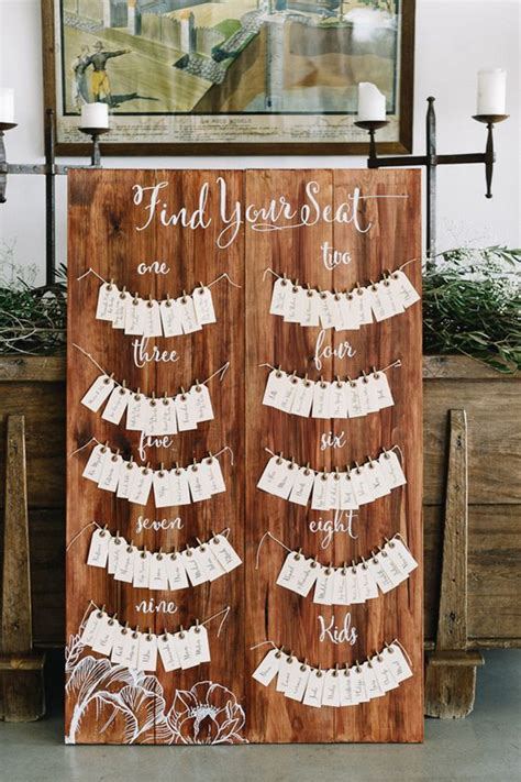 Easy Wedding Seating Char